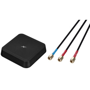 Taoglas MA581 3-in-1 Puck Style 5G/4G Cellular and GPS Antenna, 2 m cables, IP67